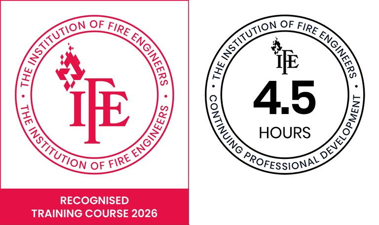 Institution of Fire Engineers Recognised Training Course 2026 Certificate 4.5 Hours