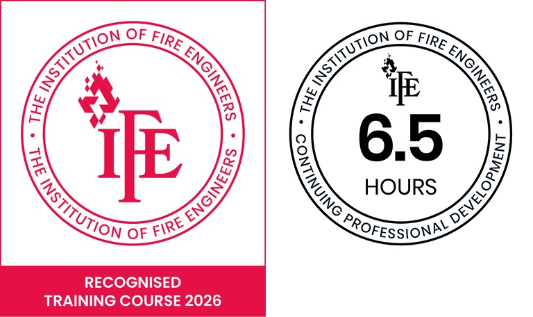 Institution of Fire Engineers 6.5 Hours Approved Badge 2026