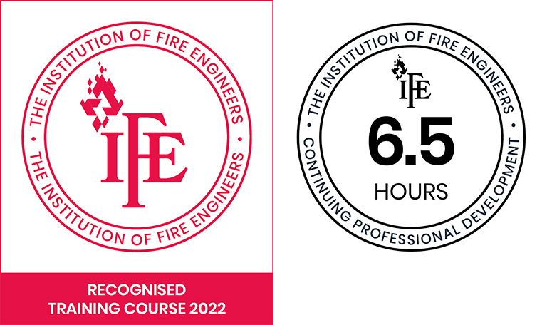 Institution of Fire Engineers 6 Hours Approved Badge