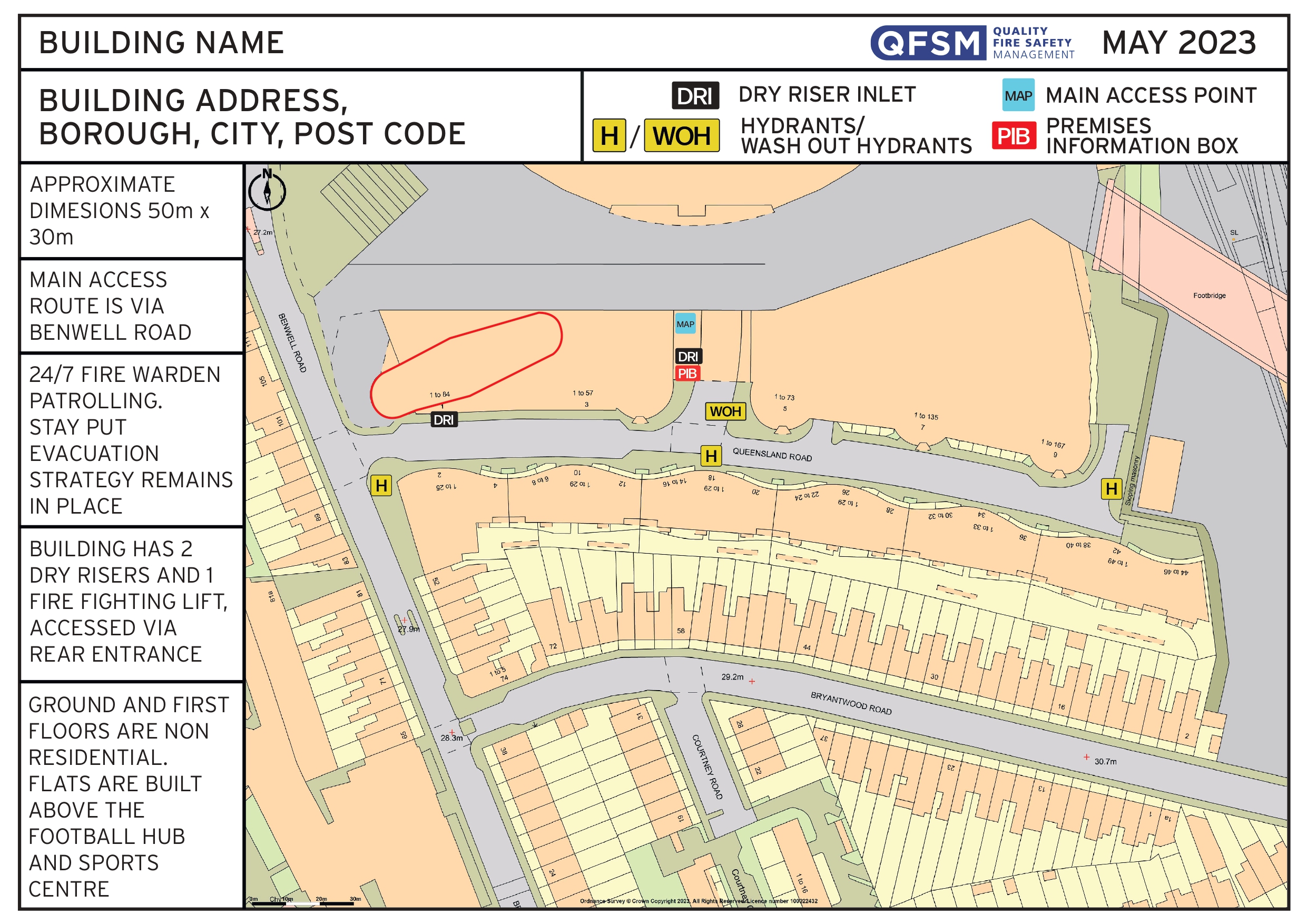An example Orientation Plan from QFSM